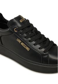 Love Moschino - LOVE MOSCHINO Sneakersy JA15394G0LIA0000 Czarny. Kolor: czarny. Materiał: skóra