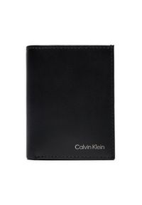 Calvin Klein Mały Portfel Męski Ck Smooth Bifold 6Cc W/Coin K50K512072 Czarny. Kolor: czarny. Materiał: skóra