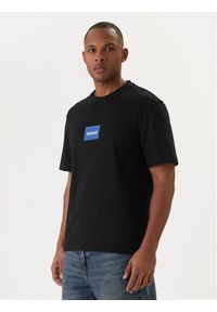 Hugo - HUGO T-Shirt Nayonix 50554382 Czarny Regular Fit. Kolor: czarny. Materiał: bawełna #1