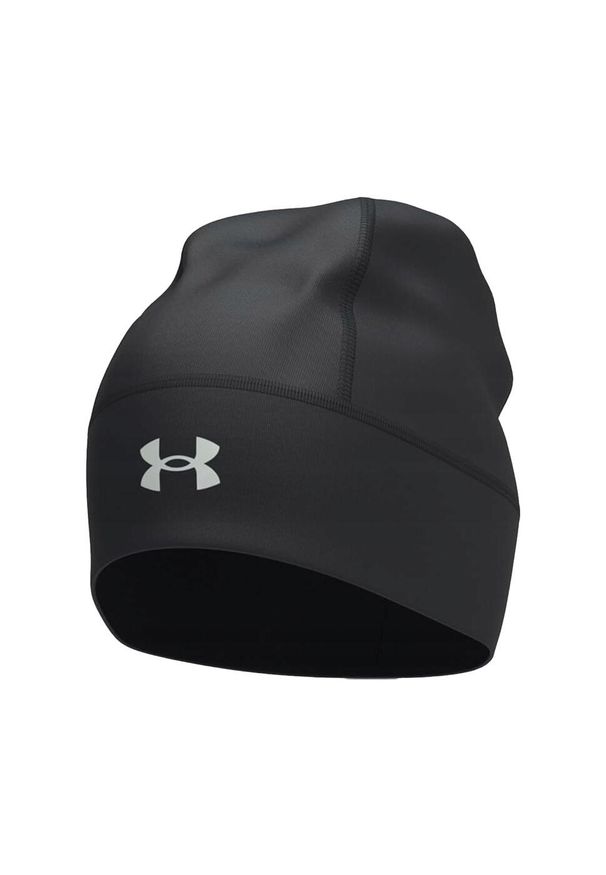 Czapka męska do biegania Under Armour Launch Wool Beanie. Kolor: czarny. Styl: sportowy