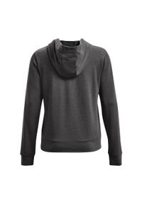 Under Armour - Damska Bluza Z Kapturem Rival Terry. Typ kołnierza: kaptur. Kolor: szary