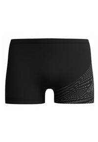Speedo - Męskie Spodenki Kąpielowe Z Logo Medley. Kolor: szary. Styl: sportowy