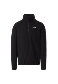 Bluza The North Face Men's Glacier Quarter-Zip Fleece 0A5IHPJK31 - czarna. Kolor: czarny. Materiał: polar, poliester, dzianina. Styl: klasyczny. Sport: turystyka piesza #1