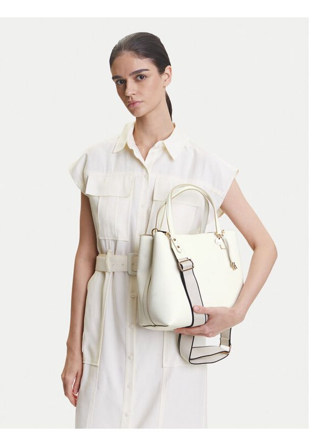 Aldo Torebka Carafe 13989215 Écru. Materiał: skórzane