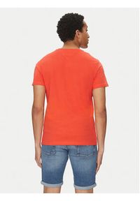 Tommy Jeans T-Shirt Essential DM0DM20740 Pomarańczowy Slim Fit. Kolor: pomarańczowy. Materiał: bawełna #3