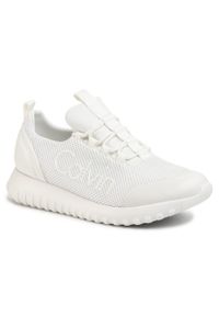 Sneakersy Calvin Klein Jeans Reika Mesh R0666 White/White. Kolor: biały. Materiał: materiał #1