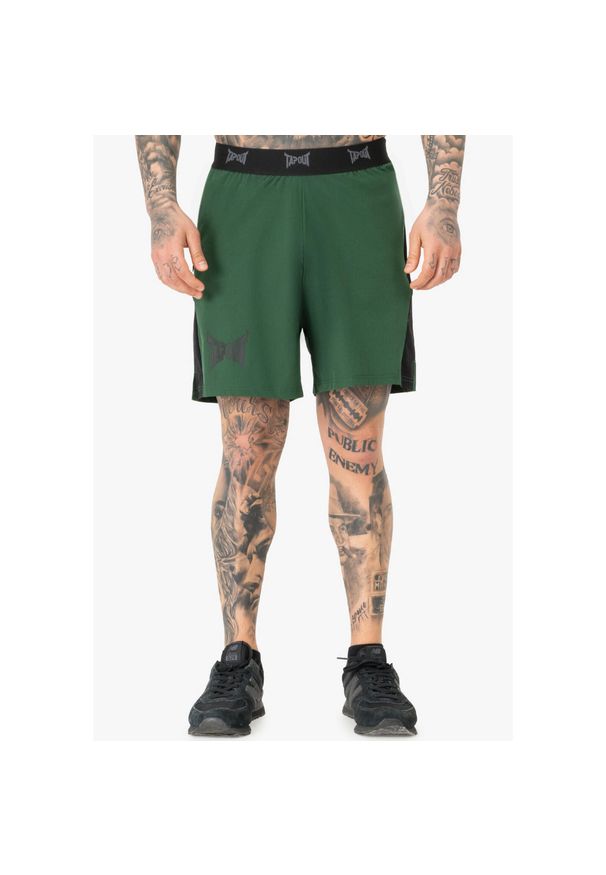 TAPOUT - Krótka klasyczna coupe Tapout. Kolor: czarny, wielokolorowy, brązowy, zielony. Długość: krótkie. Sezon: lato. Sport: fitness