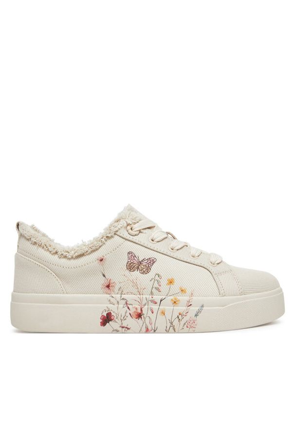 Aldo Sneakersy Wild Flowers 13918581 Beżowy. Kolor: beżowy. Materiał: materiał