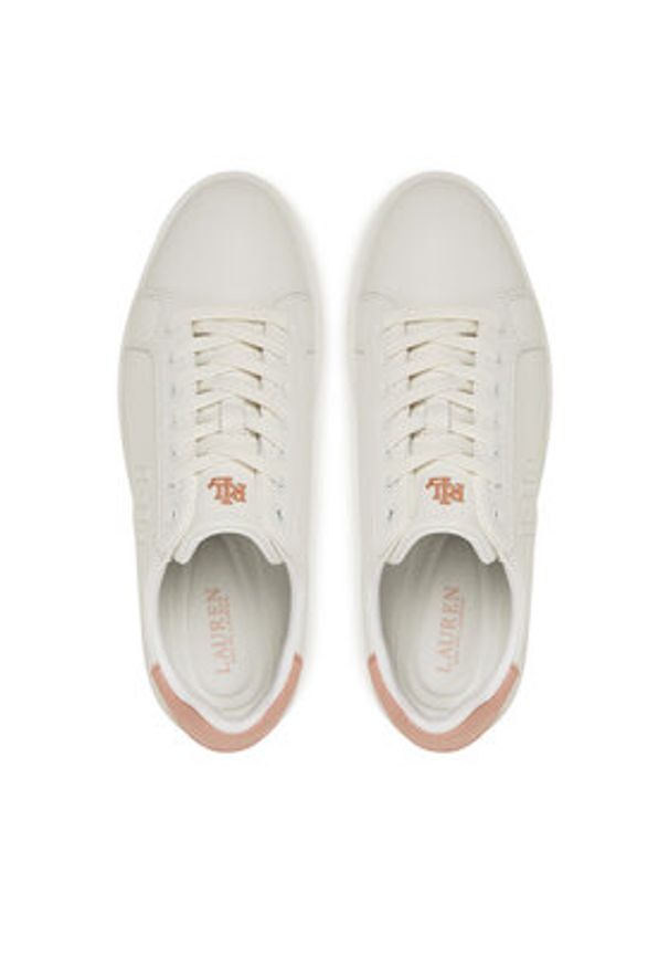 Lauren Ralph Lauren - LAUREN RALPH LAUREN Sneakersy Ainsley 802959229004 Biały. Kolor: biały. Materiał: skóra