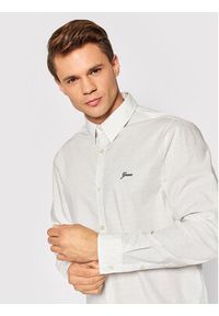 Guess Koszula M2YH25 W8BX1 Biały Regular Fit. Kolor: biały. Materiał: bawełna