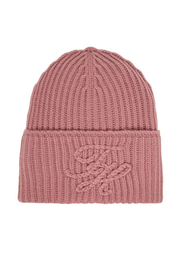 TOMMY HILFIGER - Tommy Hilfiger Czapka Th Elevated Script AW0AW17777 Różowy. Kolor: różowy. Materiał: materiał, wełna
