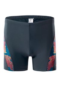 AquaWave - Męskie Spodenki Kąpielowe Fiero. Kolor: czerwony, niebieski, wielokolorowy. Styl: sportowy