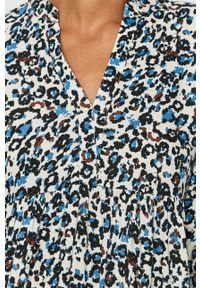 Jacqueline de Yong - Sukienka. Okazja: na co dzień. Kolor: niebieski. Materiał: tkanina, wiskoza. Typ sukienki: oversize, proste. Styl: casual. Długość: mini #3