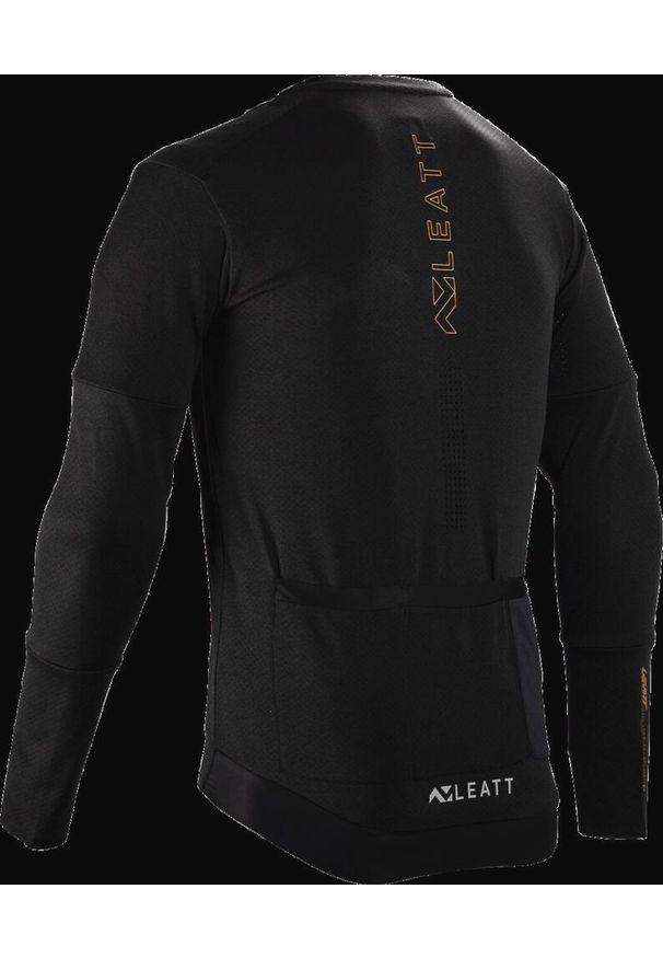 Koszulka rowerowa LEATT Jersey MTB Trail 4.0. Kolor: czarny. Materiał: jersey
