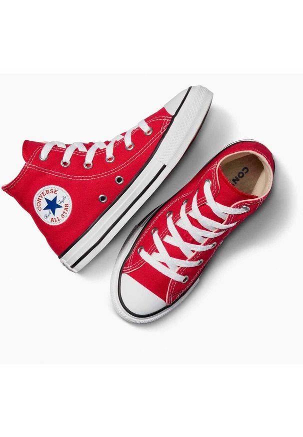 Adidasy Converse Chuck Taylor All Star, Dzieci. Kolor: czerwony. Materiał: materiał. Model: Converse All Star