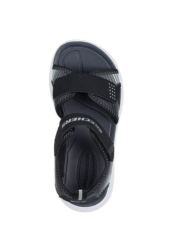 skechers - Sandały Skechers Microspec-splash, Dzieci. Kolor: czarny. Materiał: materiał, syntetyk
