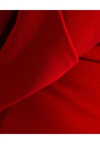 ALEXANDRE VAUTHIER - Czerwona sukienka z golfem. Typ kołnierza: golf. Kolor: czerwony. Styl: klasyczny. Długość: midi