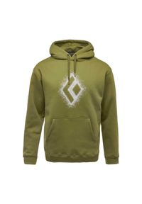 Bluza z kapturem Black Diamond Chalked Up 2.0 PO. Typ kołnierza: kaptur. Kolor: zielony. Materiał: bawełna. Sport: wspinaczka #1