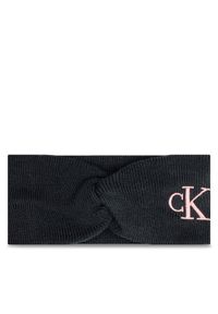 Calvin Klein Opaska materiałowa Monogram Embro K60K612658 Czarny. Kolor: czarny. Materiał: materiał, poliester