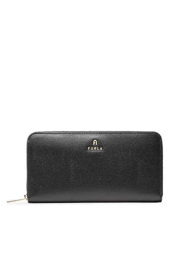 Furla Portfel Camelia WP00322-ARE000-O6000-1-007-20-CN-P Czarny. Kolor: czarny. Materiał: skóra