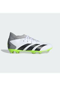 Adidas - Buty Predator Accuracy.3 FG. Kolor: biały, czarny, żółty, wielokolorowy. Materiał: syntetyk