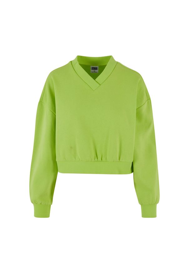 Bluza damska v-neck Urban Classics. Kolor: żółty