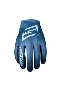 FIVE GLOVES - Rękawiczki XR-RIDE - NIEBIESKIE - M/9. Kolor: niebieski. Materiał: skóra. Sport: kolarstwo #1