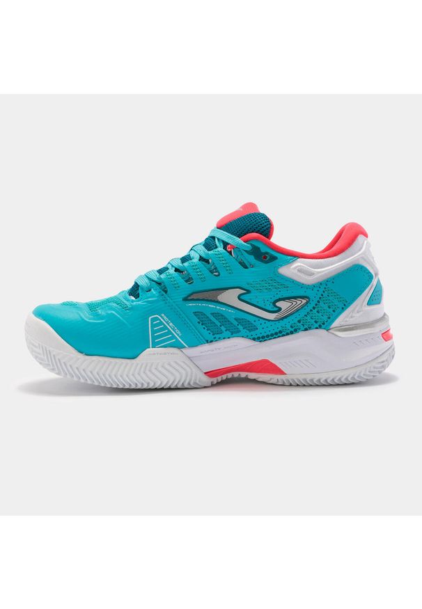 Buty dziecięce Joma SLAM JR sky blue coral 36. Kolor: pomarańczowy, biały, wielokolorowy, niebieski