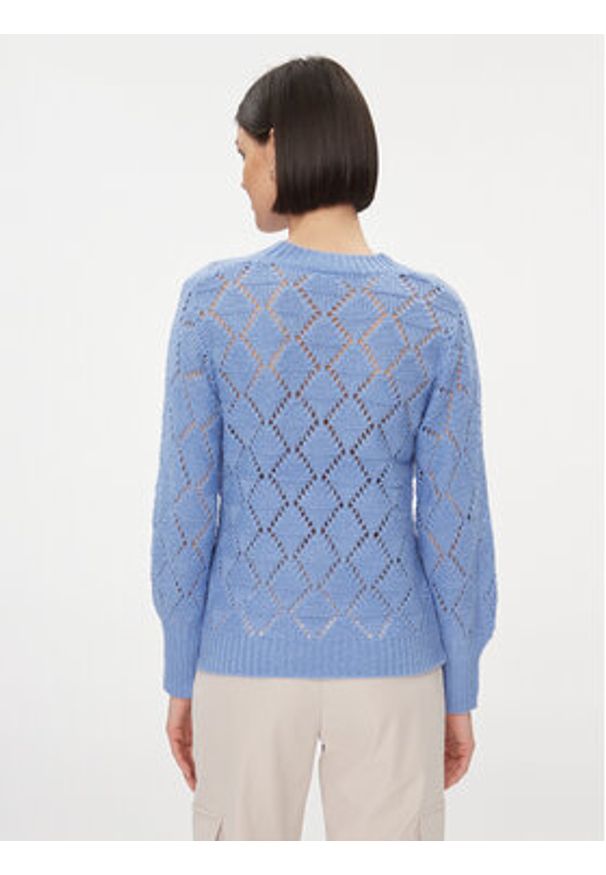Kaffe Sweter Joanna 10503658 Niebieski Regular Fit. Kolor: niebieski. Materiał: syntetyk