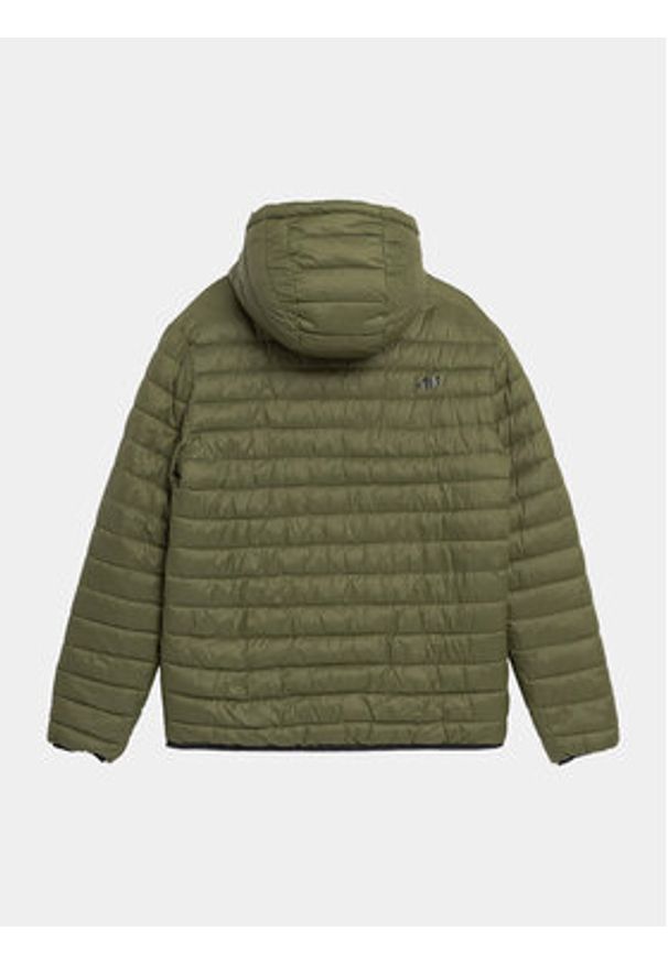 4f - 4F Kurtka przejściowa 4FAW23TDJAM242 Zielony Regular Fit. Kolor: zielony. Materiał: syntetyk