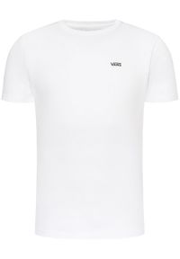 Vans T-Shirt Left Chest Logo VN0A3CZEY281 Biały Classic Fit. Kolor: biały. Materiał: bawełna