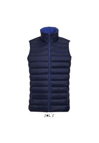SOL'S - Kurtka puchowa bez rękawów Sol's Wave. Kolor: niebieski. Materiał: puch. Długość rękawa: bez rękawów #1