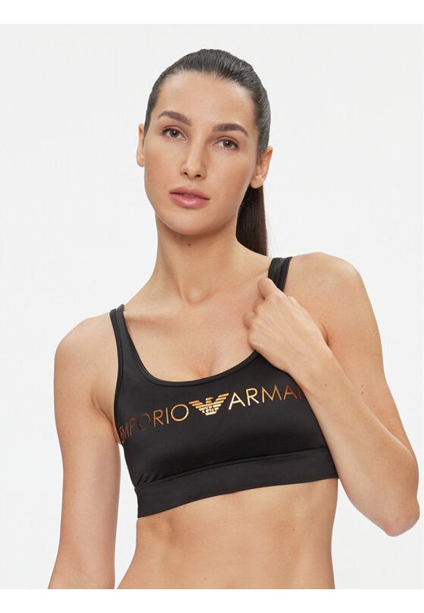 Emporio Armani Underwear Biustonosz top 164710 3F235 00020 Czarny. Kolor: czarny. Materiał: syntetyk