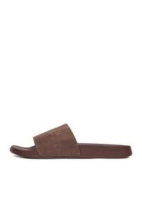 Reebok Klapki CEO-SS26-3C043-M Brązowy. Kolor: brązowy. Materiał: skóra, zamsz #8