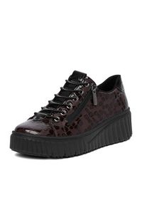 Rieker Sneakersy CEO-N2555-25 Brązowy ciemny. Kolor: brązowy. Materiał: skóra #6