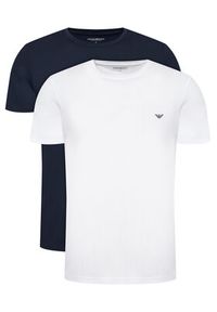 Emporio Armani Underwear Komplet 2 t-shirtów EM000391 AF10776 MB088 Kolorowy Regular Fit. Materiał: bawełna. Wzór: kolorowy #4