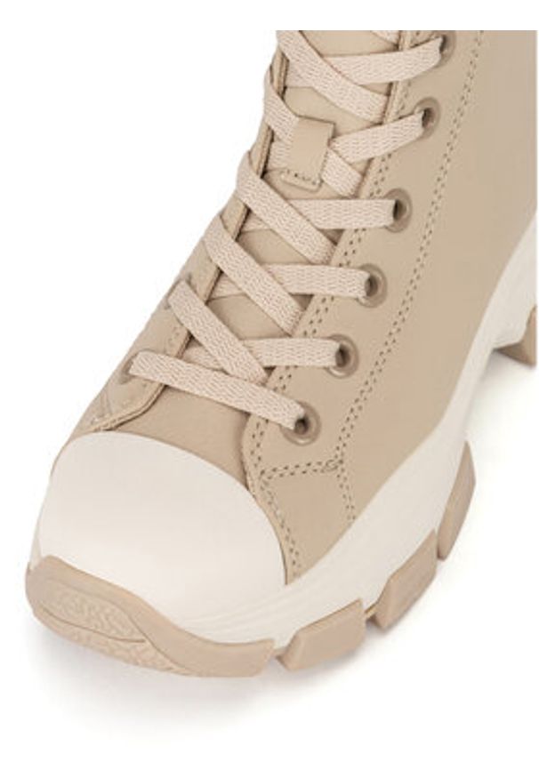 Sprandi Sneakersy WP40-22344Y Beżowy. Kolor: beżowy. Materiał: skóra