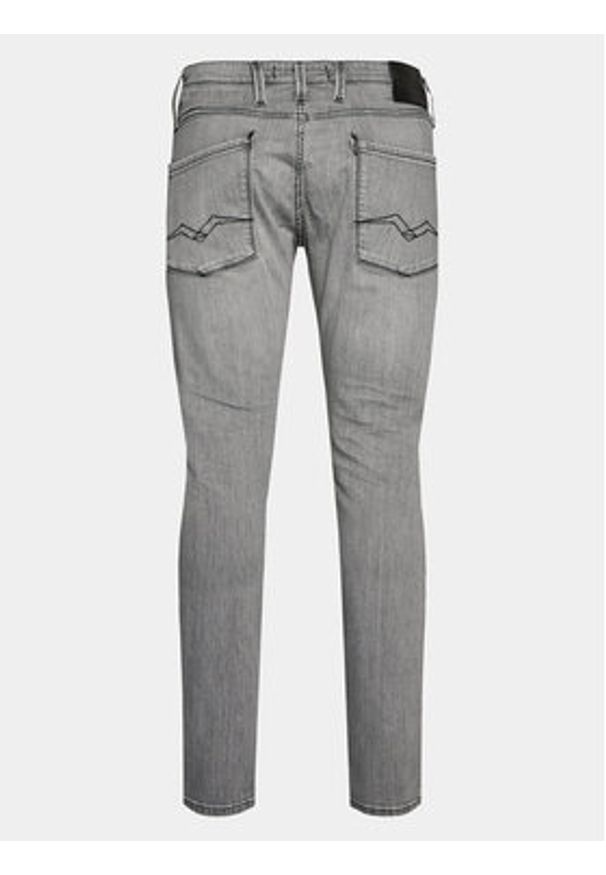 Replay Jeansy M1014.000.51A Szary Slim Fit. Kolor: szary