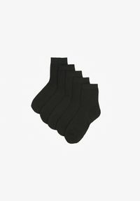 Born2be - 5-Pack Czarnych Skarpet Damasia. Kolor: czarny. Materiał: bawełna, elastan. Wzór: jednolity #3