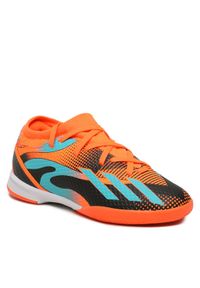 Adidas - adidas Buty X Speedportal Messi.3 Indoor Boots GZ5143 Pomarańczowy. Kolor: pomarańczowy. Materiał: materiał