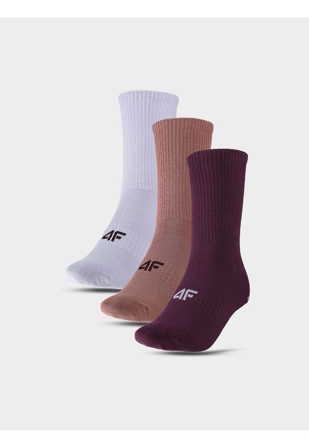 4f - 4F Skarpetki casual za kostkę (3-pack) uniseks - multikolor 43-46. Kolor: wielokolorowy. Materiał: włókno, materiał, poliamid, bawełna