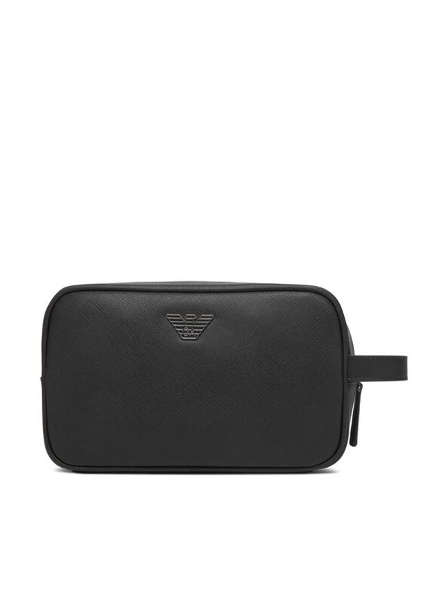 Emporio Armani Kosmetyczka EM002829 AF13805 UC001 Czarny. Kolor: czarny. Materiał: skóra