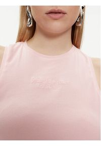Juicy Couture Top Beckham JCBLV223811 Różowy Slim Fit. Kolor: różowy. Materiał: bawełna #2