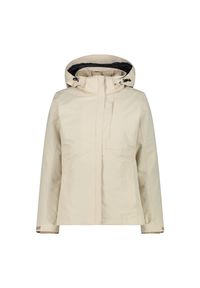 Kurtka damska turystyczna CMP. Kolor: beżowy. Materiał: softshell. Sport: turystyka piesza #1