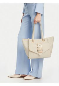 Love Moschino - LOVE MOSCHINO Torebka JC4225PP0MKC0110 Beżowy. Kolor: beżowy. Materiał: skórzane #4