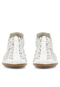 Rieker Półbuty 46778-80 Biały. Kolor: biały. Materiał: skóra #2