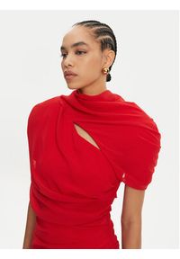 JACQUEMUS Sukienka koktajlowa 24H251DR130-1555 Czerwony Regular Fit. Kolor: czerwony. Materiał: syntetyk. Styl: wizytowy #5