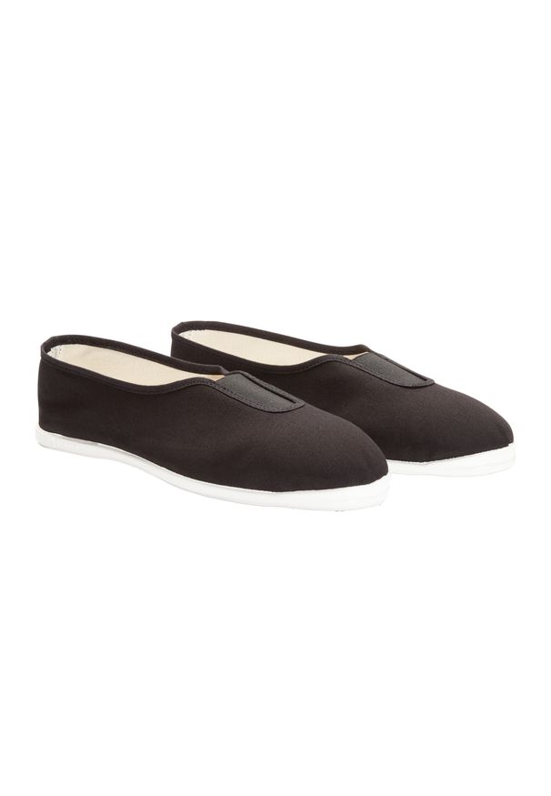 DOMYOS - Buty do gimnastyki dla dzieci Domyos 300. Kolor: czarny, biały, wielokolorowy. Materiał: tkanina. Styl: sportowy
