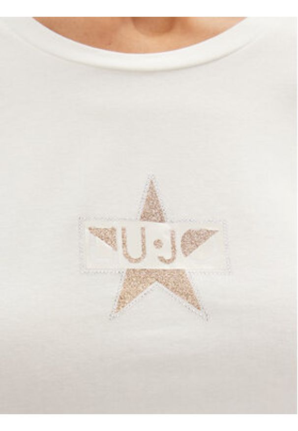 Liu Jo Sport T-Shirt TA4136 JS003 Biały Regular Fit. Kolor: biały. Materiał: bawełna. Styl: sportowy