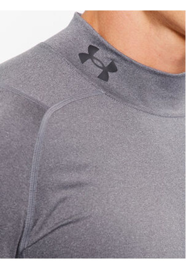 Under Armour T-Shirt Ua Hg Armour Comp Mock Ls 1369606 Szary Compression Fit. Kolor: szary. Materiał: syntetyk